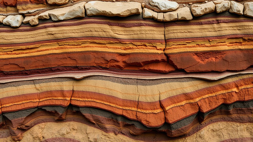 rock layers and slopes