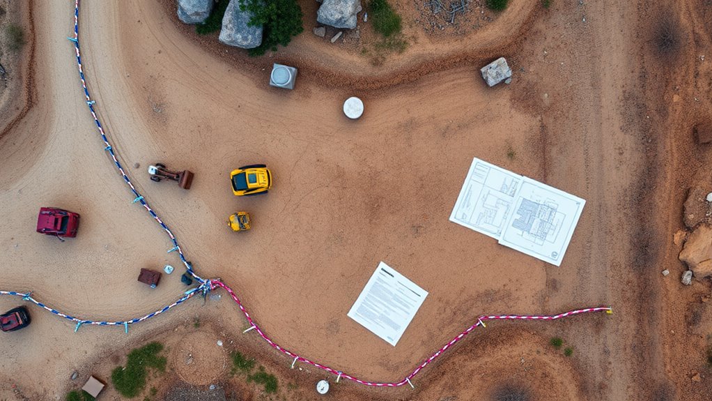 site evaluations and legal preparations