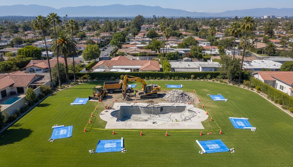 pool demolition permit requirements