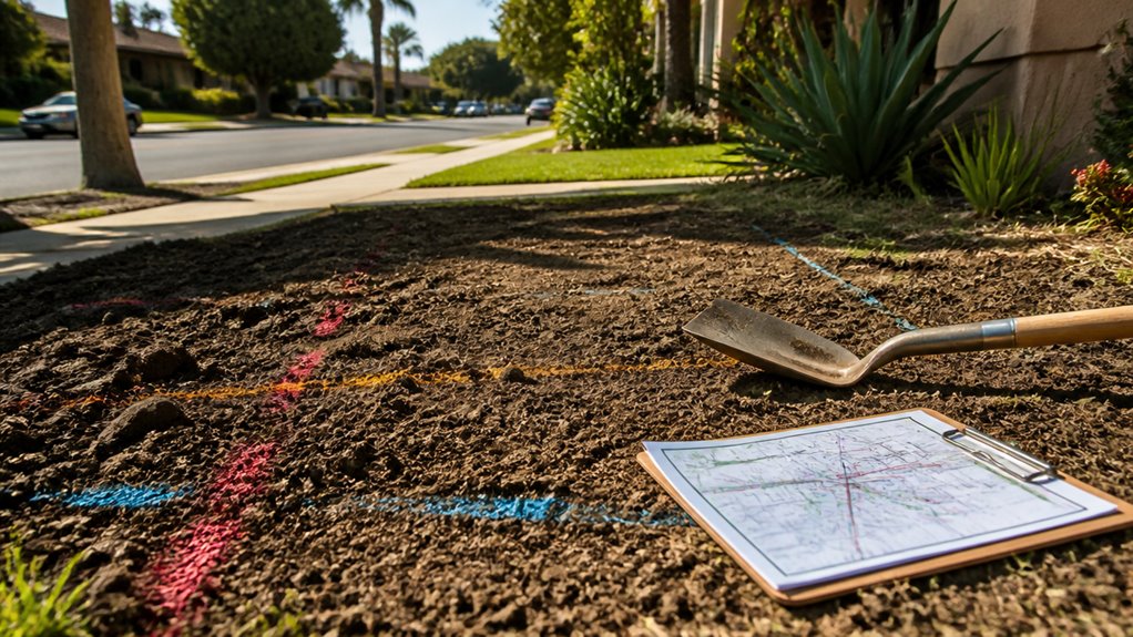 wait for utility marks